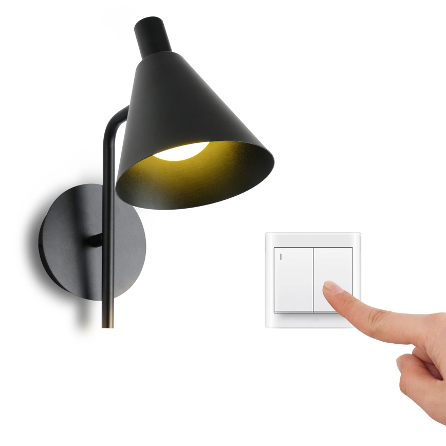 Brilagi - LED væglampe LUCERA LED/3W/230V sort