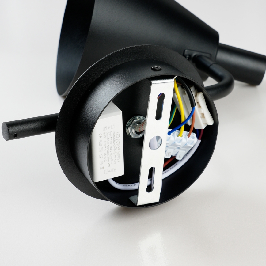 Brilagi - LED væglampe LUCERA LED/3W/230V sort