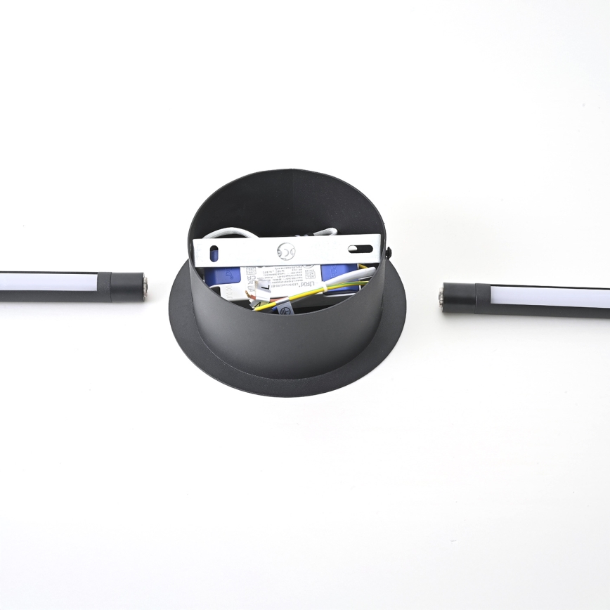 Brilagi - LED væglampe LUGO DUE LED/9W/230V sort