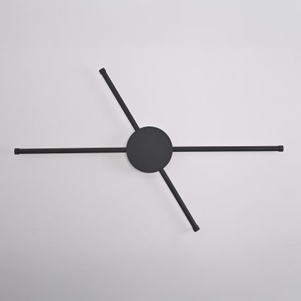 Brilagi - LED væglampe LUGO QUATTRO LED/16W/230V sort