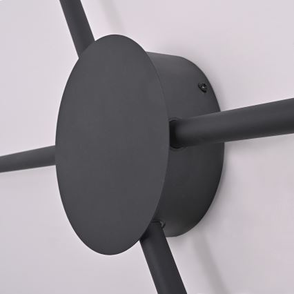 Brilagi - LED væglampe LUGO QUATTRO LED/16W/230V sort