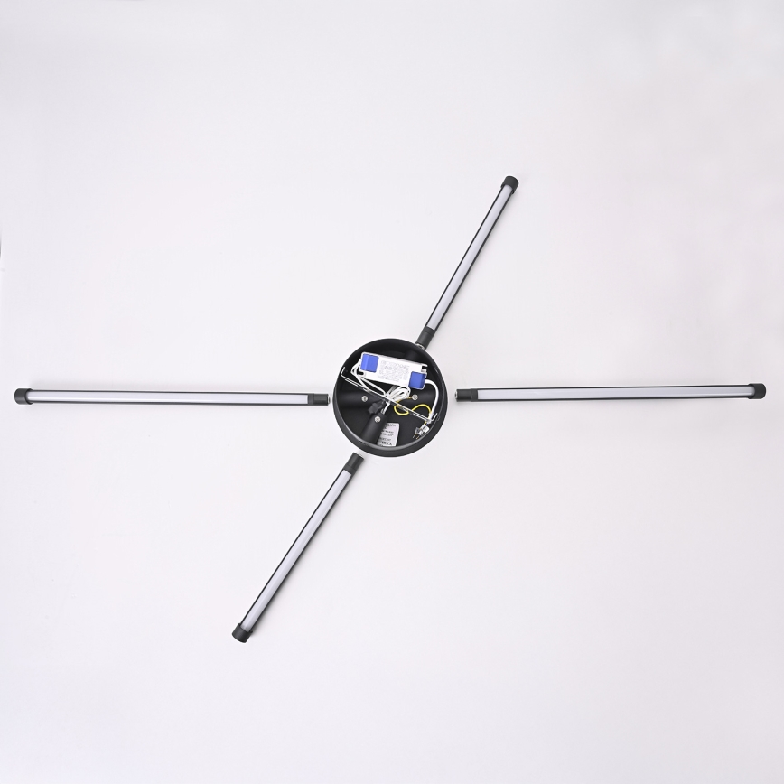 Brilagi - LED væglampe LUGO QUATTRO LED/16W/230V sort