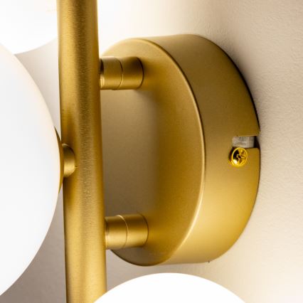 Brilagi - LED væglampe MILLA 3xG9/3W/230V guldfarvet/hvid