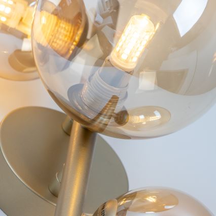 Brilagi - LED væglampe MILLA 3xG9/3W/230V guldfarvet