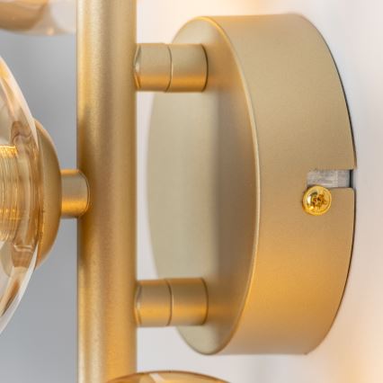 Brilagi - LED væglampe MILLA 3xG9/3W/230V guldfarvet