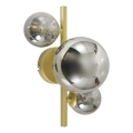 Brilagi - LED væglampe MILLA 3xG9/3W/230V guldfarvet/røget