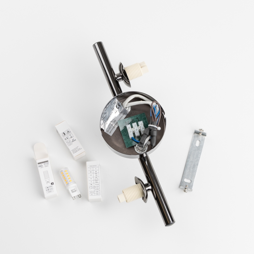 Brilagi - LED væglampe MILLA 3xG9/3W/230V skinnende krom/guldfarvet