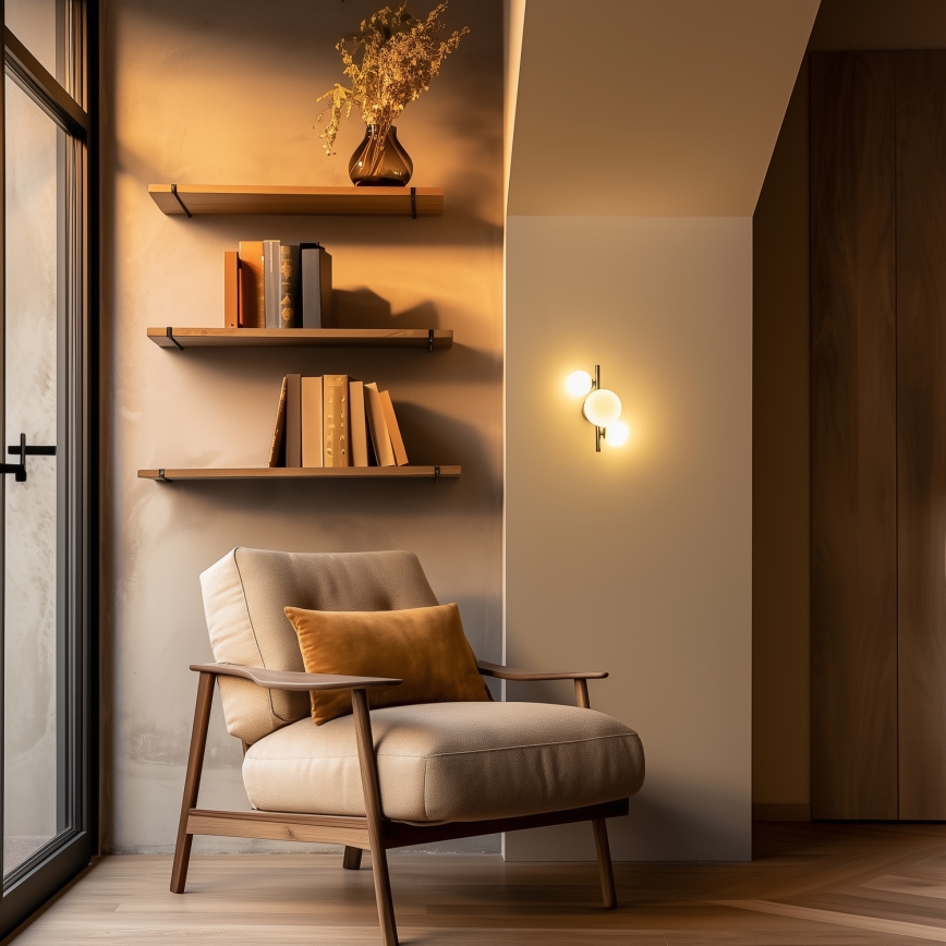 Brilagi - LED væglampe MILLA 3xG9/3W/230V skinnende krom/hvid