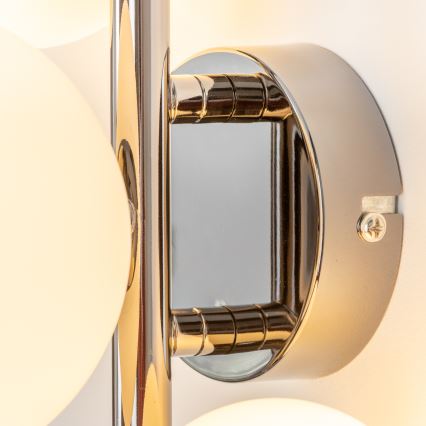 Brilagi - LED væglampe MILLA 3xG9/3W/230V skinnende krom/hvid