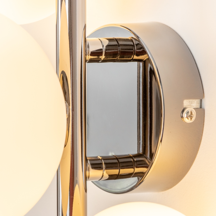 Brilagi - LED væglampe MILLA 3xG9/3W/230V skinnende krom/hvid