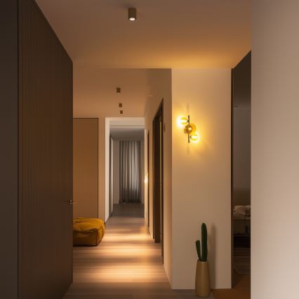 Brilagi - LED-væglampe MILLA 3xG9/3W/230V, sort krom/guld