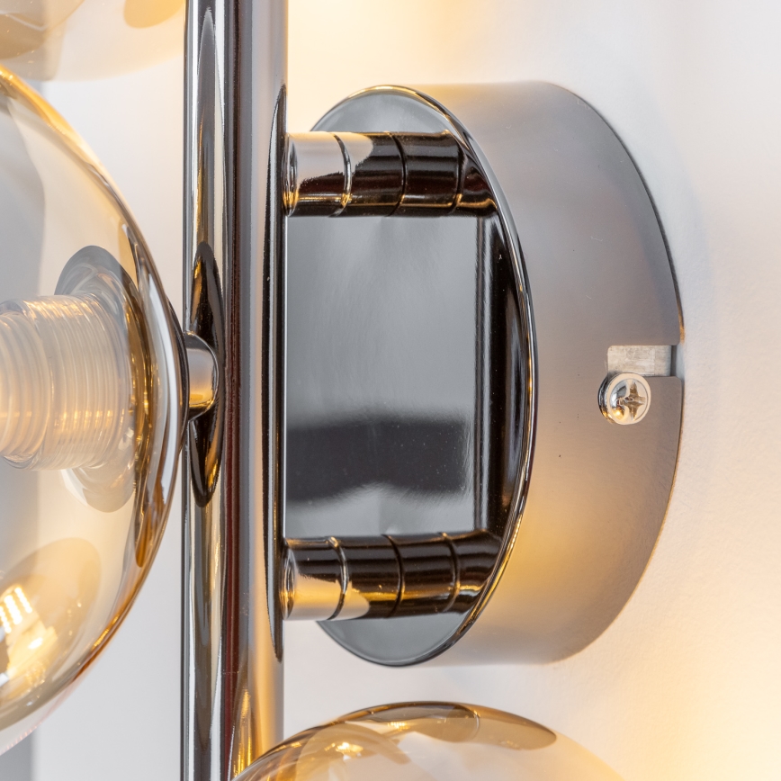 Brilagi - LED-væglampe MILLA 3xG9/3W/230V, sort krom/guld