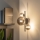 Brilagi - LED væglampe MILLA 3xG9/3W/230V sort krom/røgfarvet