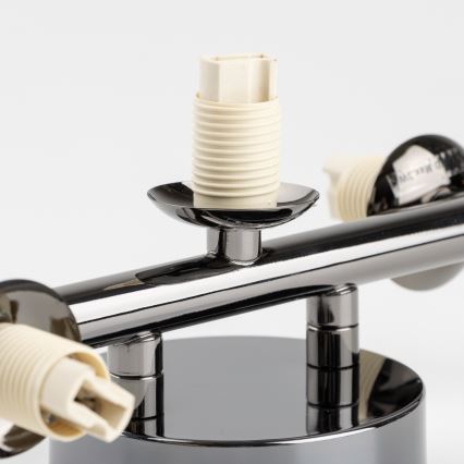 Brilagi - LED væglampe MILLA 3xG9/3W/230V sort krom/røgfarvet