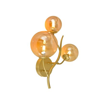 Brilagi - LED væglampe MISTEL 3xG9/3W/230V guldfarvet