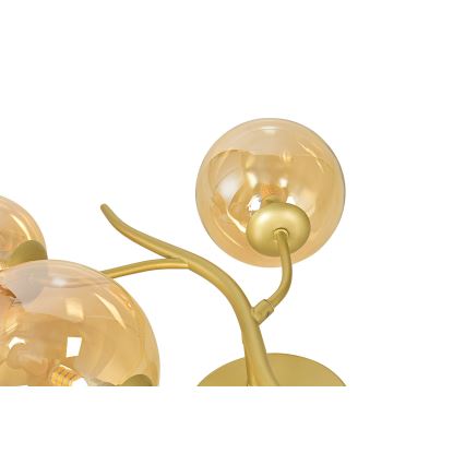 Brilagi - LED væglampe MISTEL 3xG9/3W/230V guldfarvet