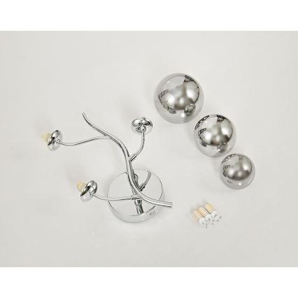 Brilagi - LED væglampe MISTEL 3xG9/3W/230V skinnende krom/røget