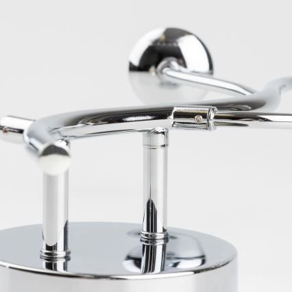 Brilagi - LED væglampe MISTEL 3xG9/3W/230V sort krom/røgfarvet