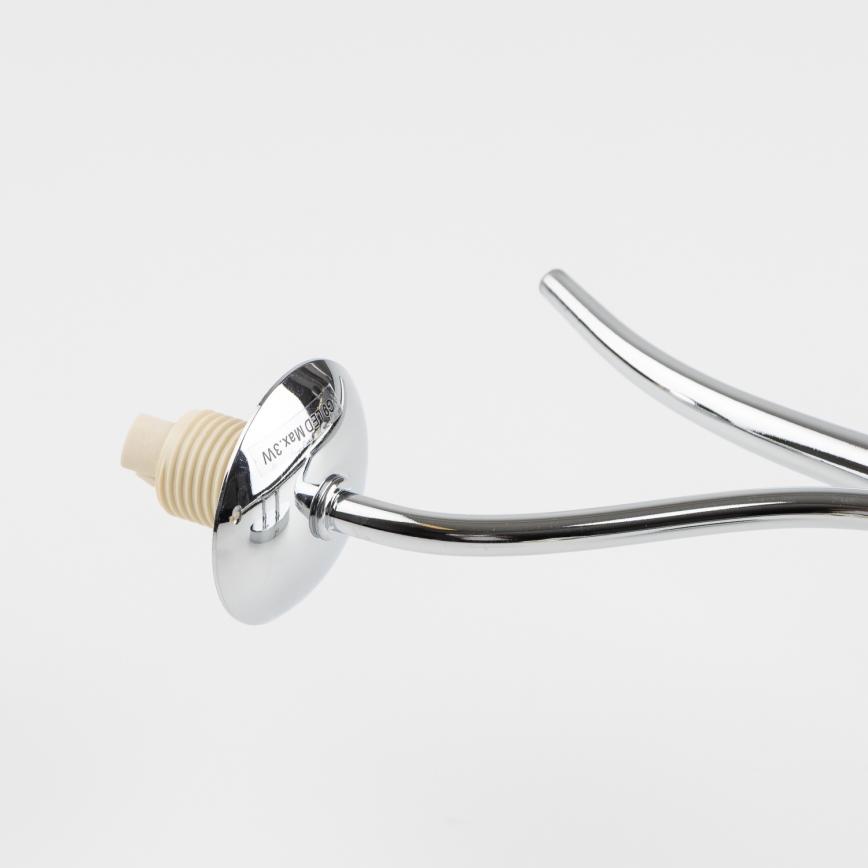 Brilagi - LED væglampe MISTEL 3xG9/3W/230V sort krom/røgfarvet