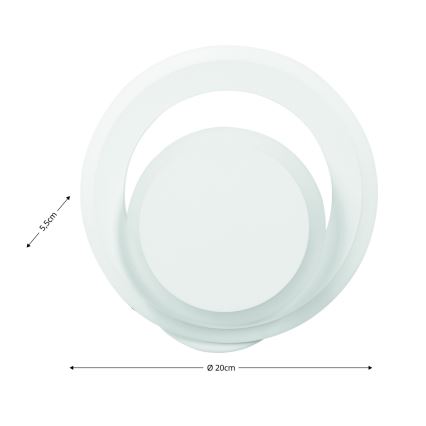 Brilagi - LED væglampe MODERN MINI LED/22W/230V 3000/4000/6000K