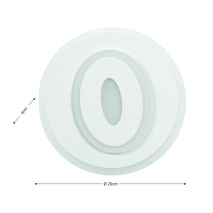 Brilagi - LED væglampe MODERN MINI LED/26W/230V 3000/4000/6000K