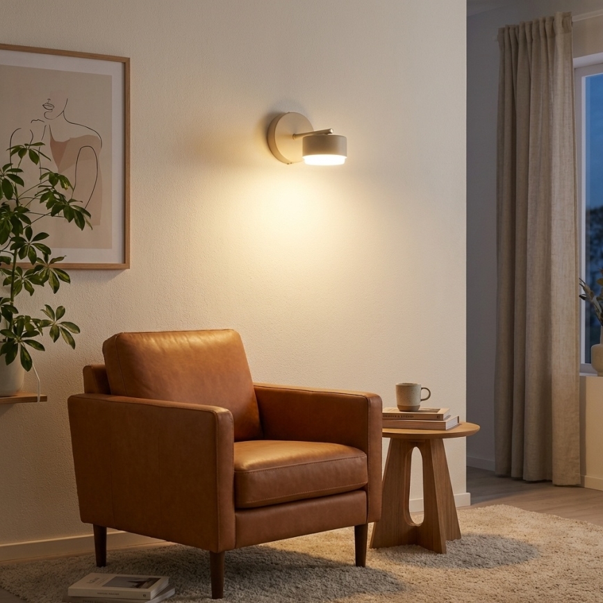 Brilagi - LED væglampe MONO 1xGX53/30W/230V beige
