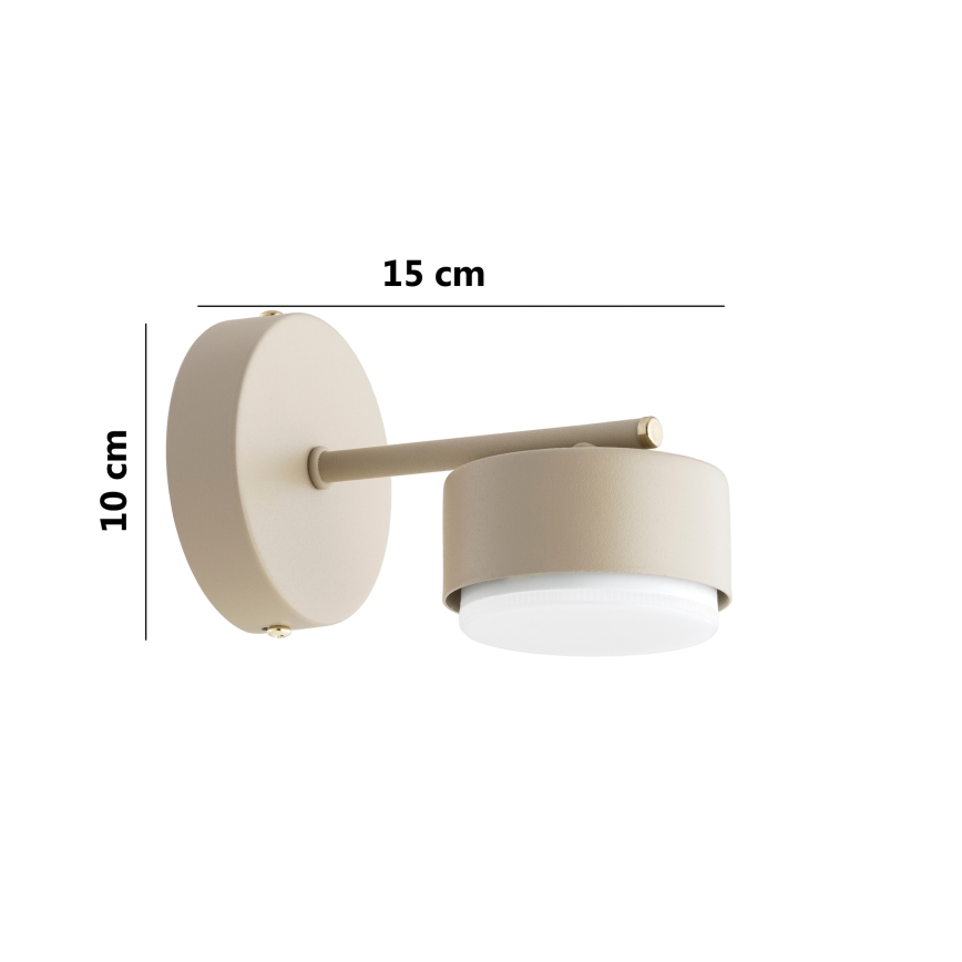 Brilagi - LED væglampe MONO 1xGX53/30W/230V beige