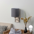 BRILAGI - LED Væglampe NUBILA 1xE27/60W/230V mat krom/antracit