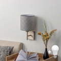 BRILAGI - LED væglampe NUBILA 1xE27/60W/230V mat krom/grå