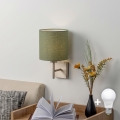BRILAGI - LED Væglampe NUBILA 1xE27/60W/230V mat krom/grøn