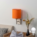 BRILAGI - LED væglampe NUBILA 1xE27/60W/230V mat krom/orange