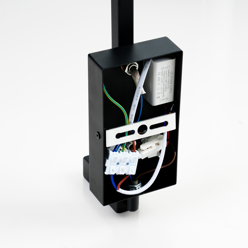 Brilagi - LED væglampe RAYAS 1xE14/40W/230V + LED/3W sort