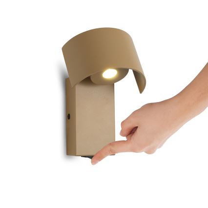 Brilagi - LED-væglampe VASTO LED/3W/230V beige