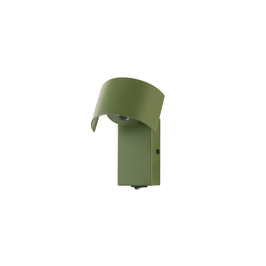 Brilagi - LED væglampe VASTO LED/3W/230V grøn