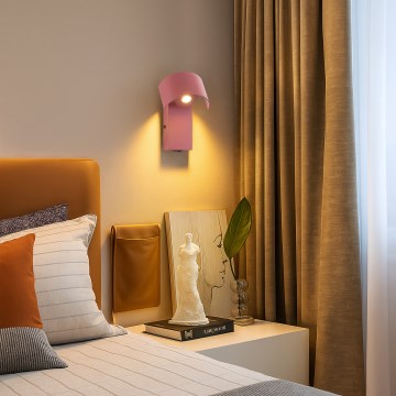 Brilagi - LED-væglampe VASTO LED/3W/230V lyserød