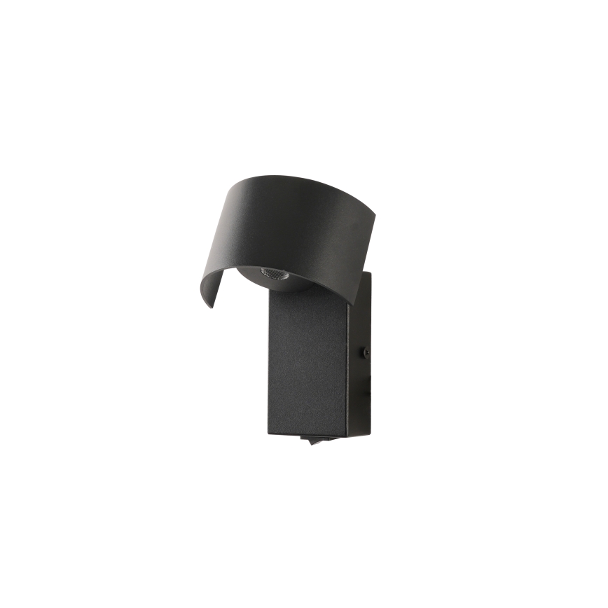 Brilagi - LED væglampe VASTO LED/3W/230V sort