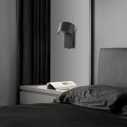 Brilagi - LED væglampe VASTO LED/3W/230V sort