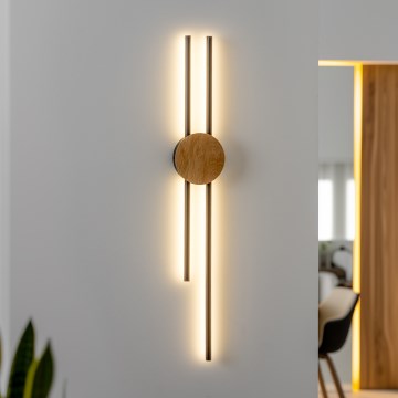 Brilagi - LED væglampe WOODY COLLINE LED/15W/230V 80 cm eg