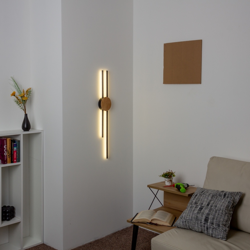 Brilagi - LED væglampe WOODY COLLINE LED/15W/230V 80 cm eg