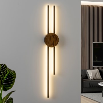 Brilagi - LED væglampe WOODY COLLINE LED/15W/230V 80 cm eg