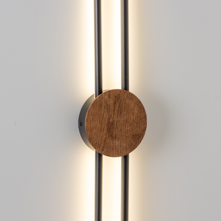 Brilagi - LED væglampe WOODY COLLINE LED/15W/230V 80 cm eg kirsebær