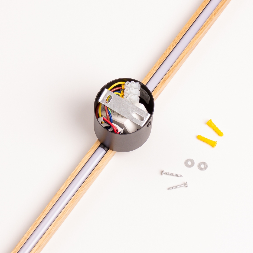 Brilagi - LED væglampe WOODY LINE LED/12W/230V 120 cm eg