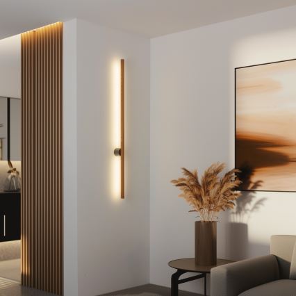 Brilagi - LED væglampe WOODY LINE LED/7W/230V 4000K 60 cm eg/kirsebær