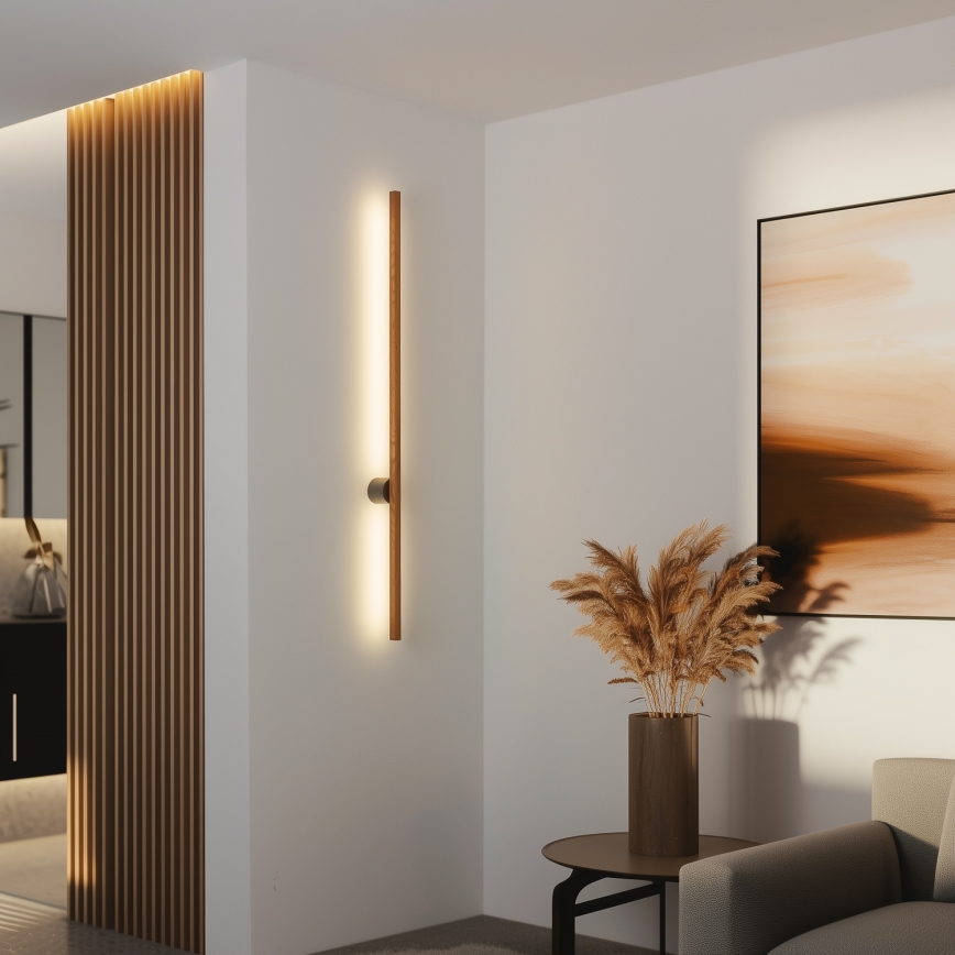 Brilagi - LED væglampe WOODY LINE LED/7W/230V 4000K 60 cm eg/kirsebær