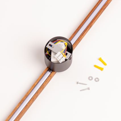 Brilagi - LED væglampe WOODY LINE LED/7W/230V 4000K 60 cm eg/kirsebær