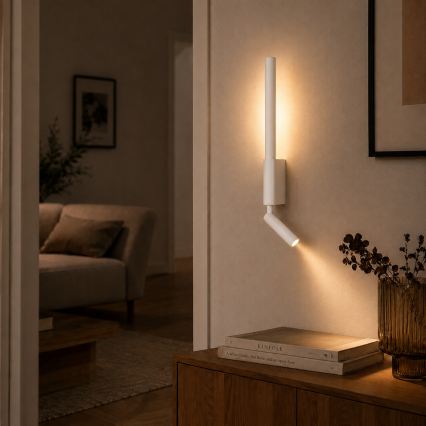 BRILAGI - LED vægmonteret spot VIXON LED/3W/230V + LED/5W hvid CRI 90