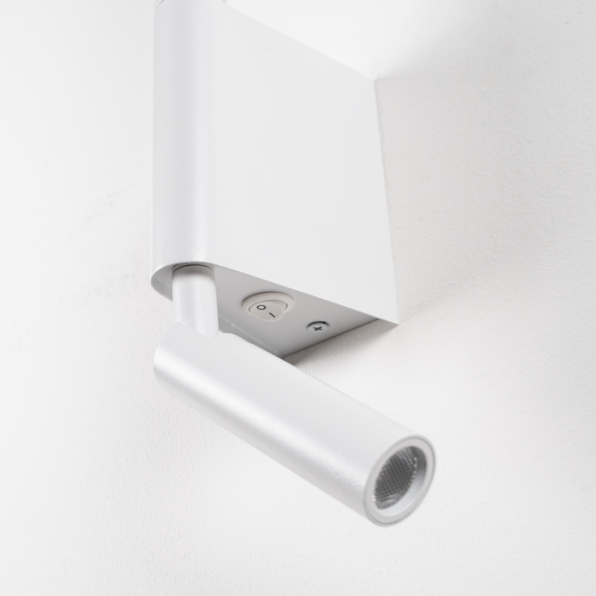 BRILAGI - LED vægmonteret spot VIXON LED/3W/230V + LED/5W hvid CRI 90