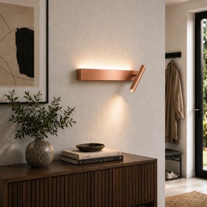 BRILAGI - LED vægspotlampe ARLIX LED/3W/230V + LED/7W bronze CRI 90