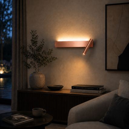 BRILAGI - LED vægspotlampe ARLIX LED/3W/230V + LED/7W bronze CRI 90