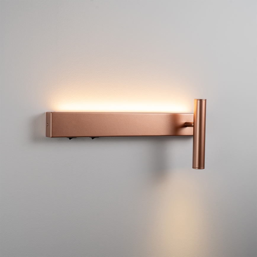 BRILAGI - LED vægspotlampe ARLIX LED/3W/230V + LED/7W bronze CRI 90